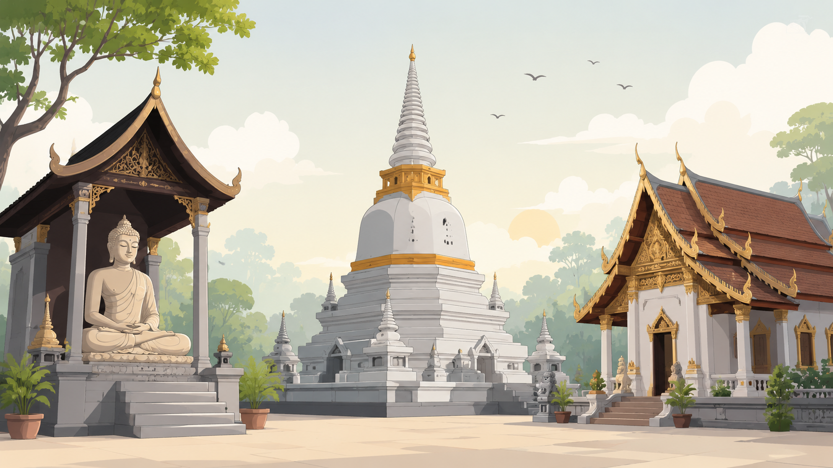 Jenis Tempat Ibadah Agama Buddha Tradisional
